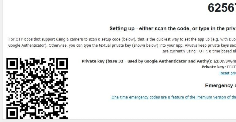 التوثيق ذو عاملين - QR code